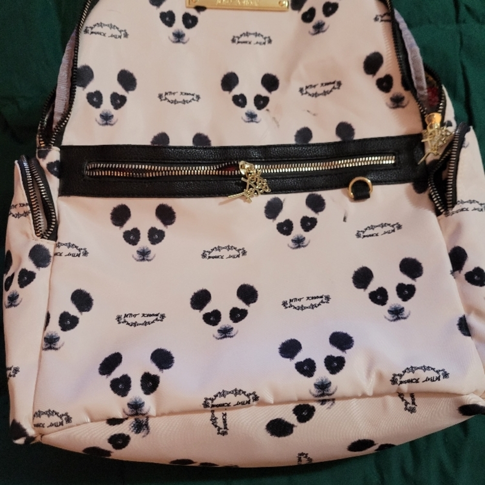 Price Drop. Betsey Johnson Luv oversized Panda Print Backpack